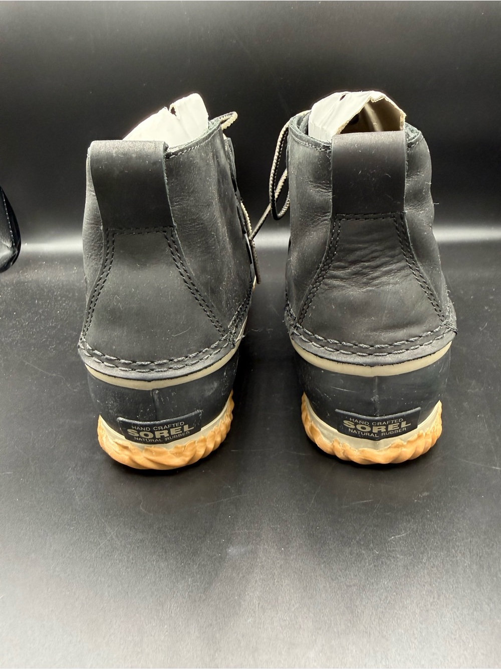 SOREL Out N About Ankle Duck Boots Black Waterproof Woman’s Size 9.5 - Picture 5 of 8